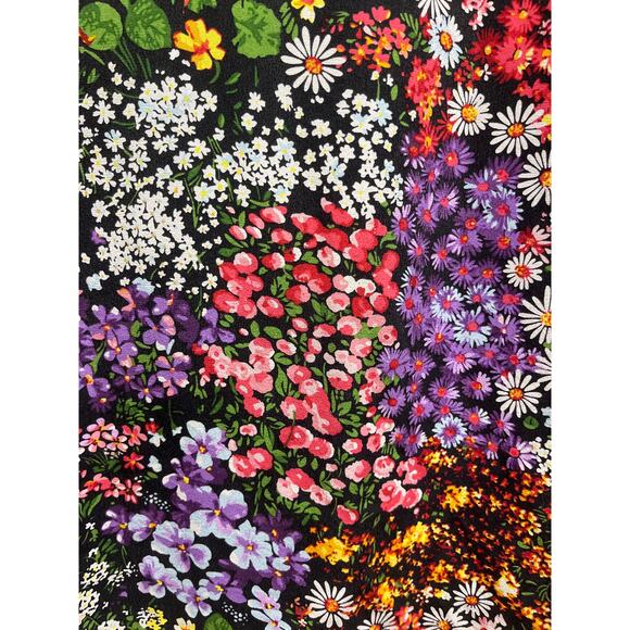 Equipment Femme Black Floral Silk Button Up Blouse Sz M - Picture 7 of 7